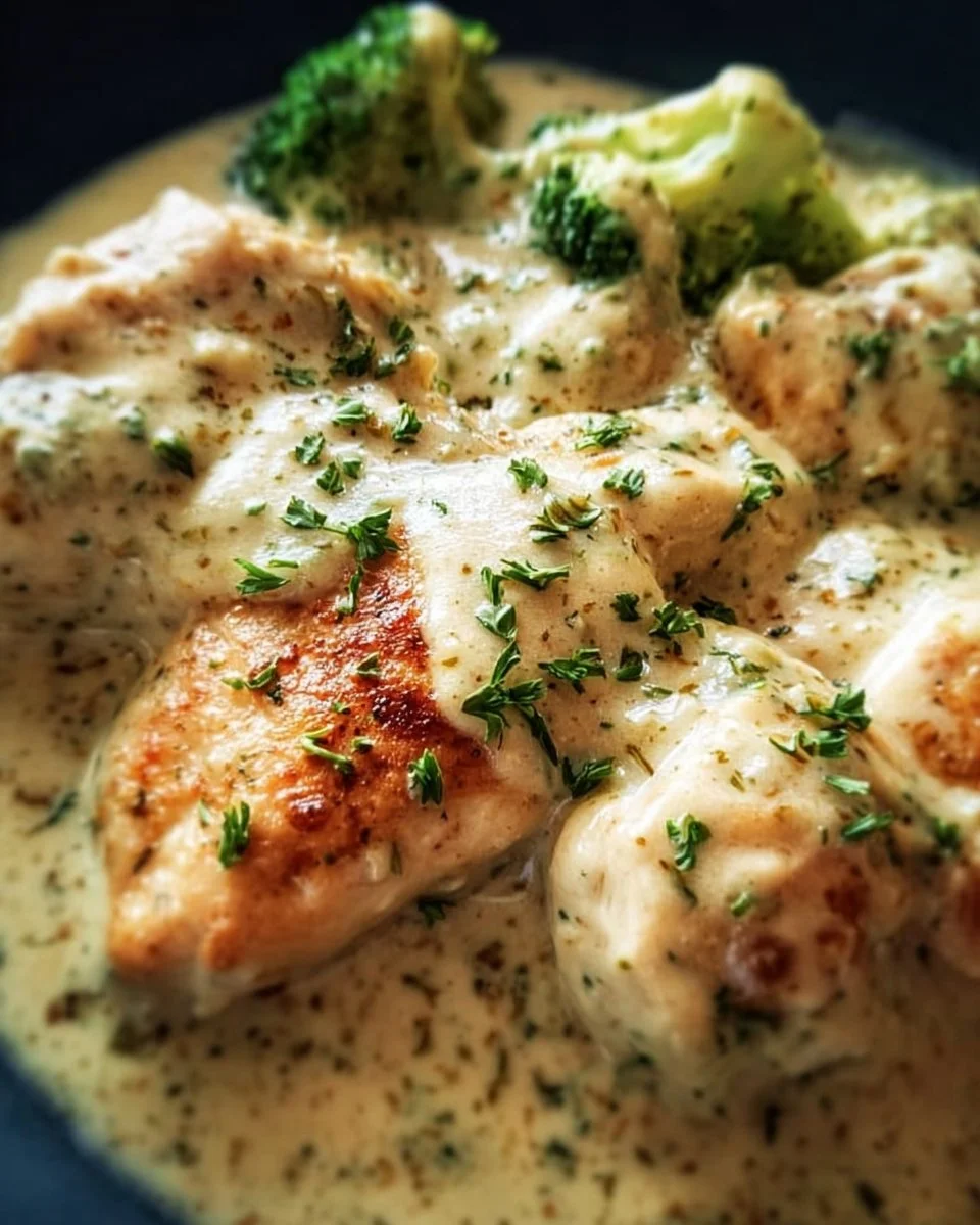 Creamy Crock Pot Ranch Chicken 1 Creamy Crock Pot Ranch Chicken served with rice and vegetables.