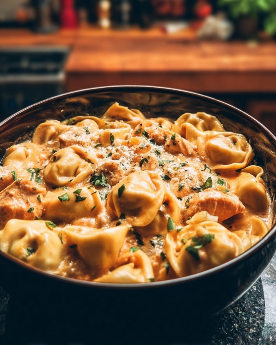 CrockPot Chicken Tortellini