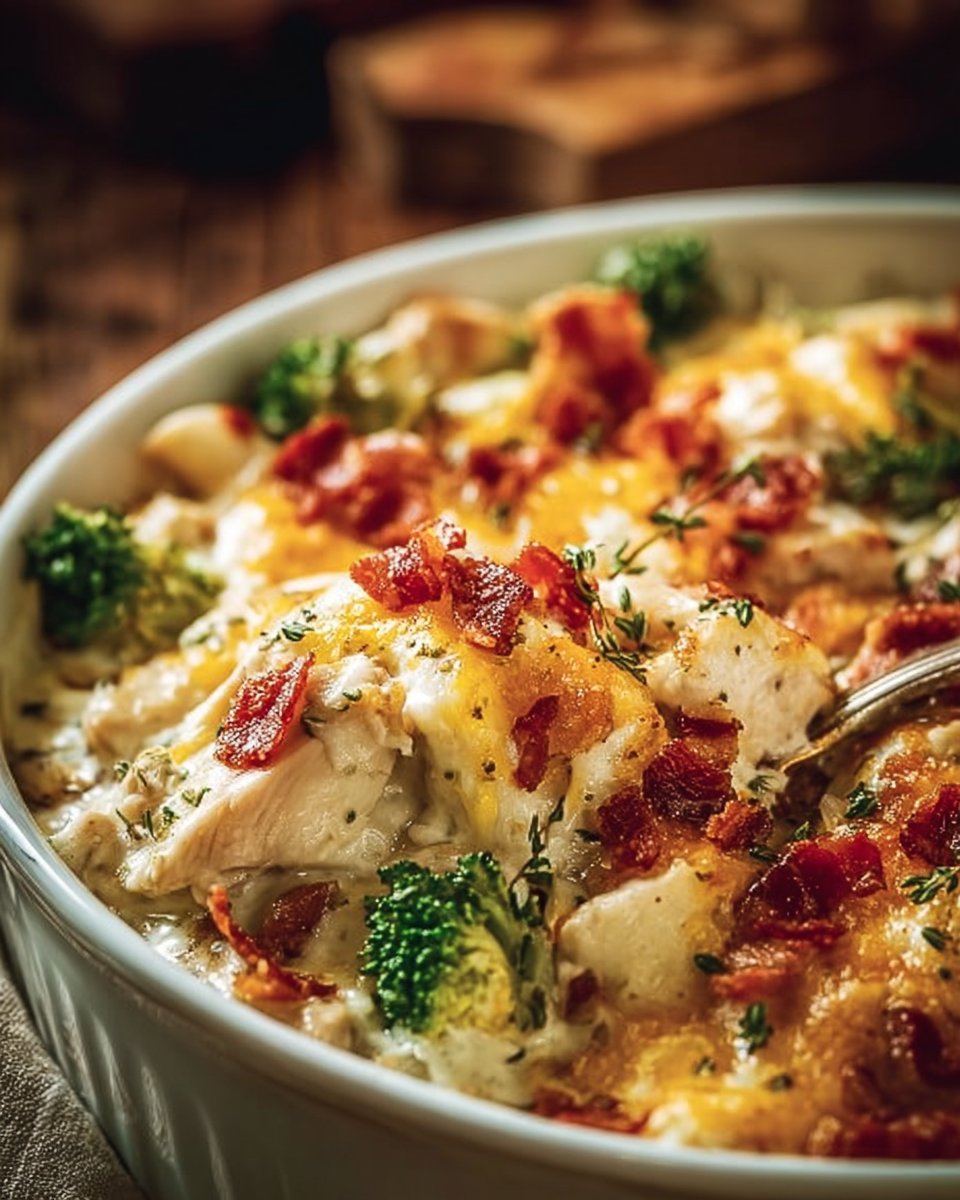 Creamy Low Carb Chicken Casserole