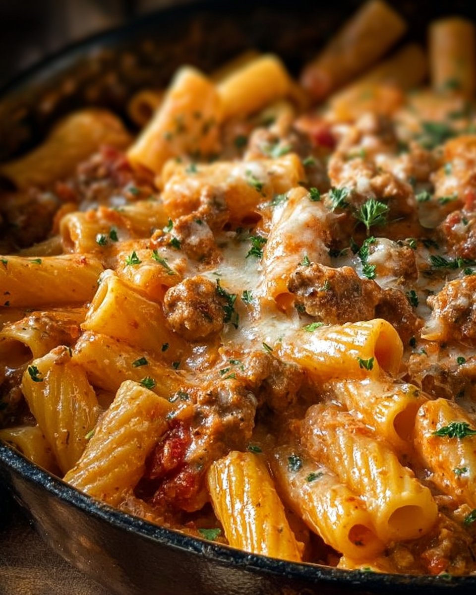 Creamy Italian Sausage Rigatoni