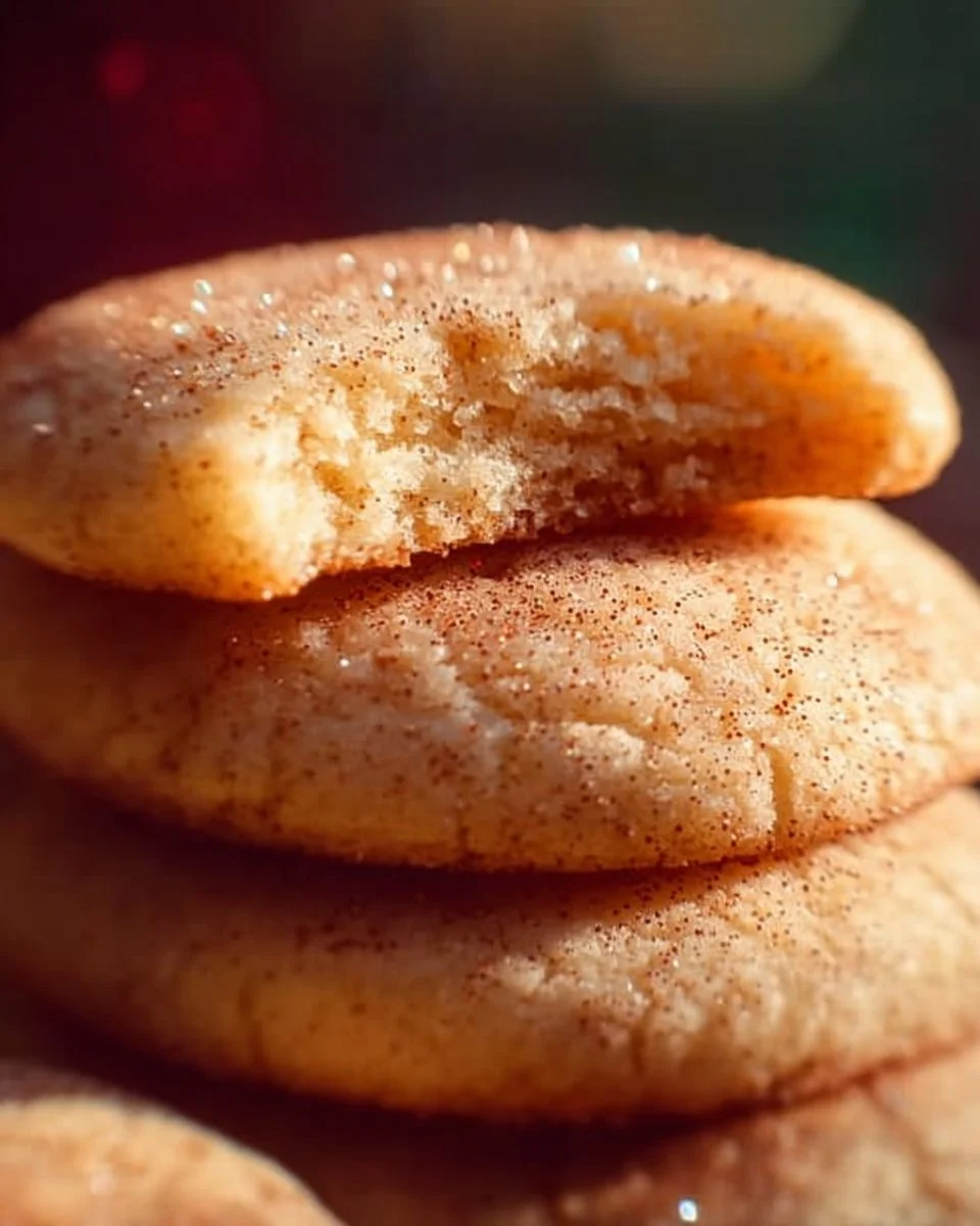 Plate of chewy sugar cookies with colorful sprinkles