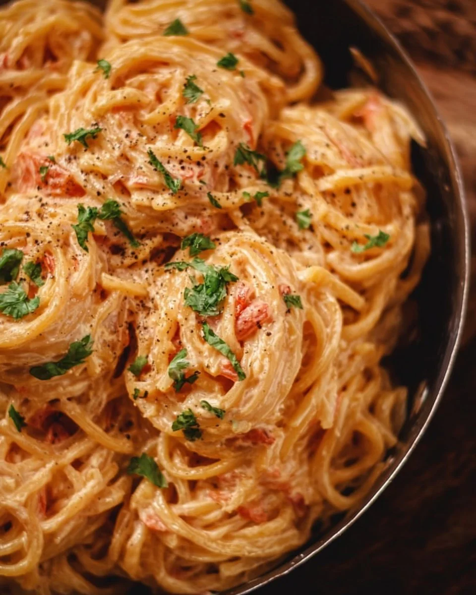 Delicious Marry Me Pasta dish garnished and ready to serve