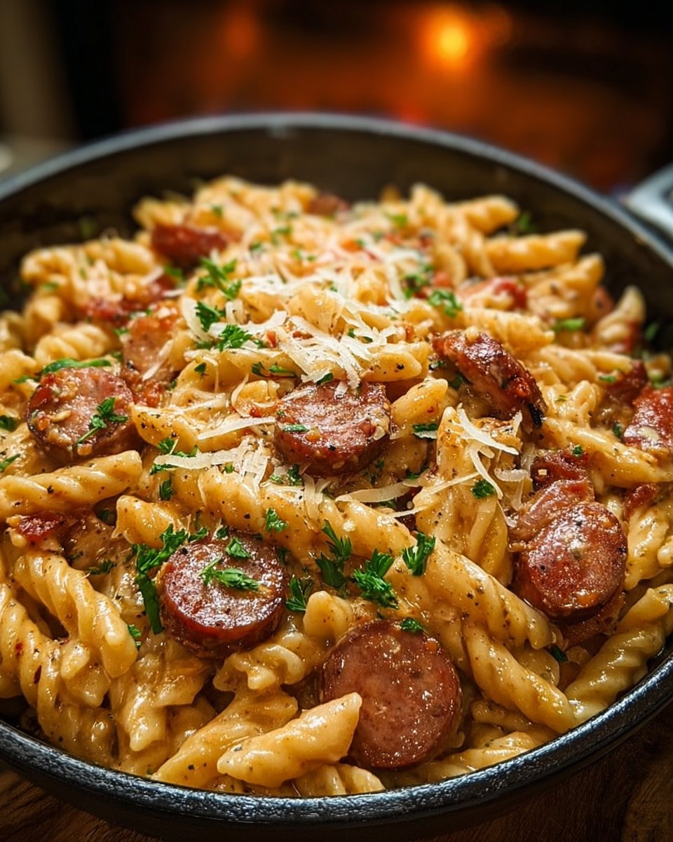One Pot Kielbasa Pasta