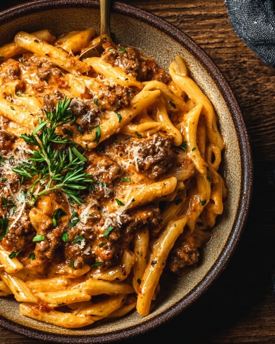 High Protein Creamy Beef Pasta Recipe for Quick Weeknight Dinners