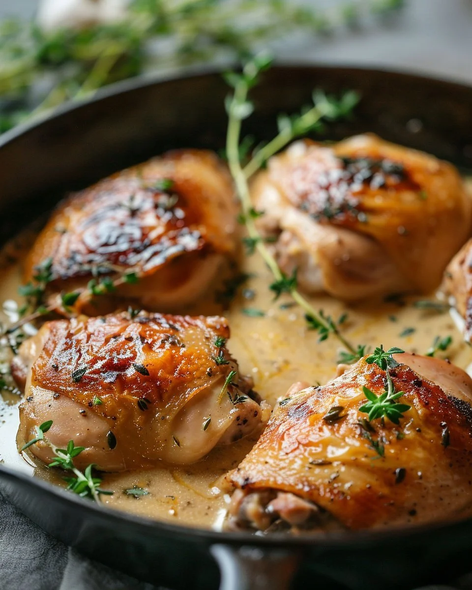 Delicious 5-ingredient chicken dinner ready to serve