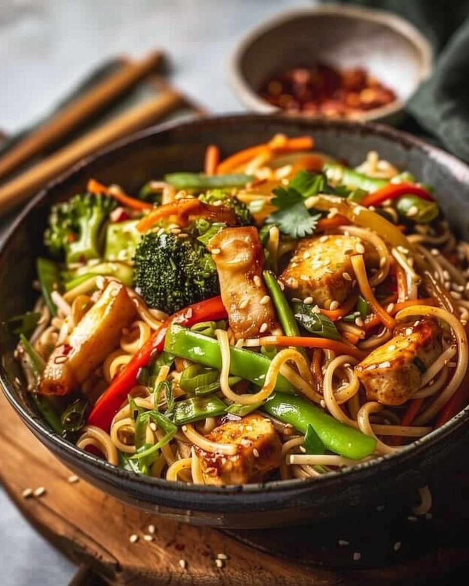Vegetable Noodle Stir Fry