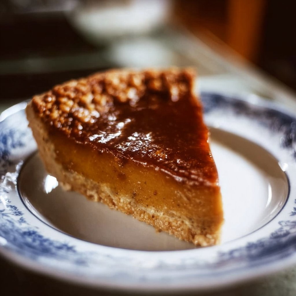 Bourbon Brûlée Pumpkin Pie Recipe