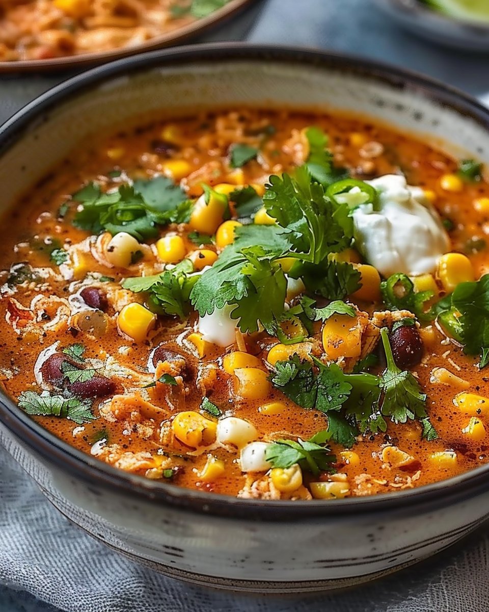 Street Corn Chicken Chili Recipe