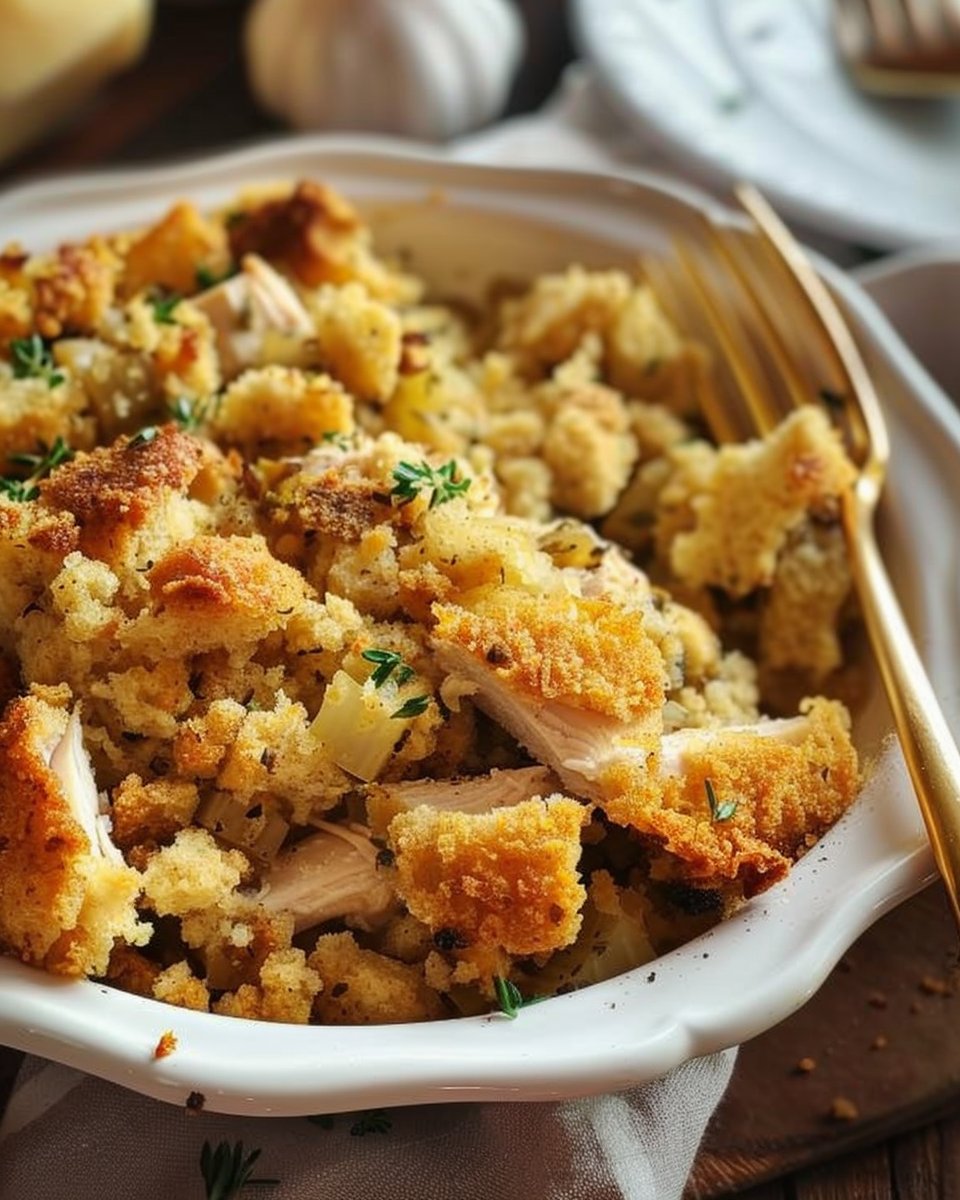 1980s Slow Cooker Chicken and Stuffing