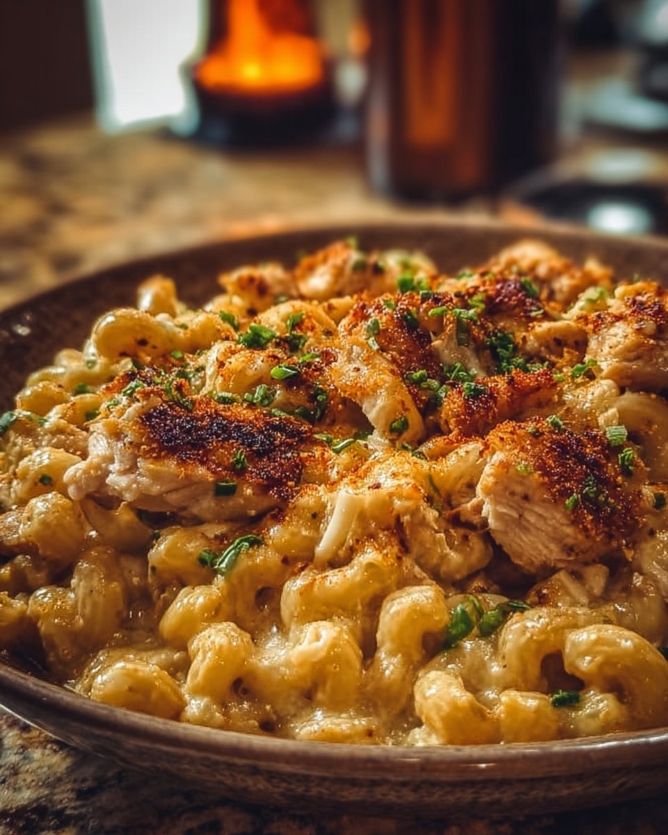 Honey Pepper Chicken Mac and Cheese 2 Honey Pepper Chicken Mac and Cheese