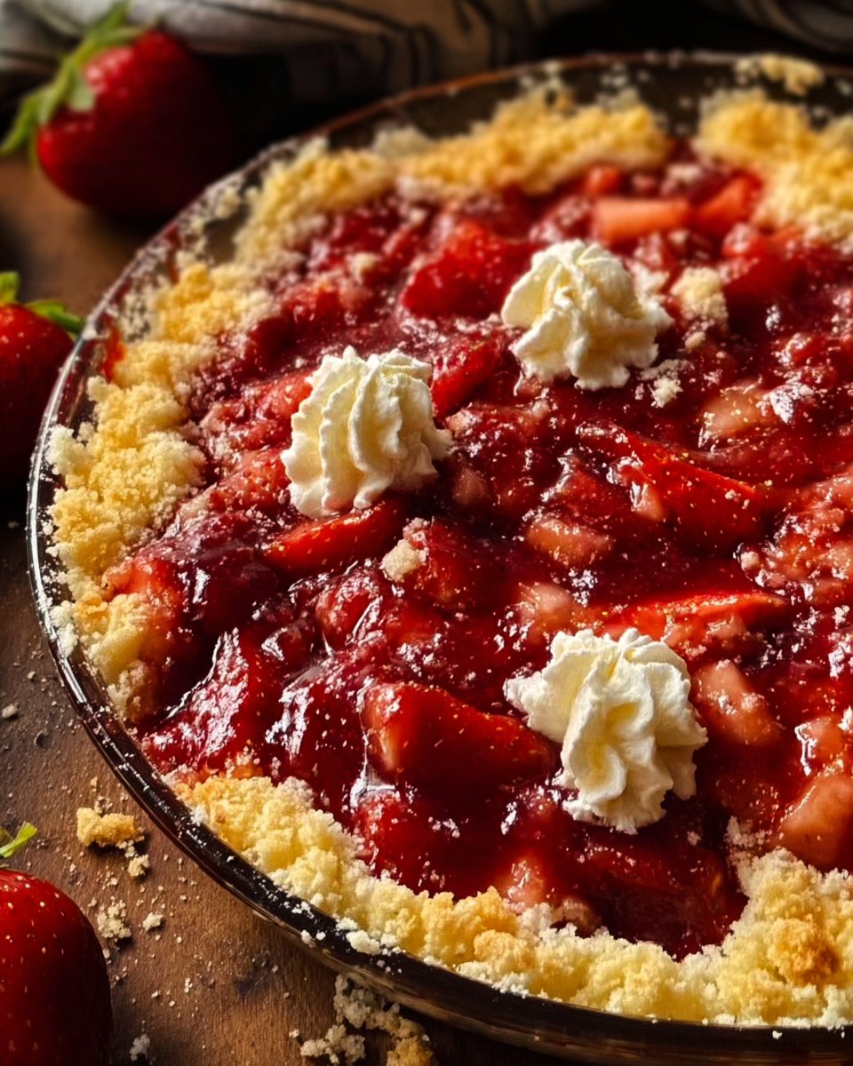 Strawberry Cheesecake Dump Cake