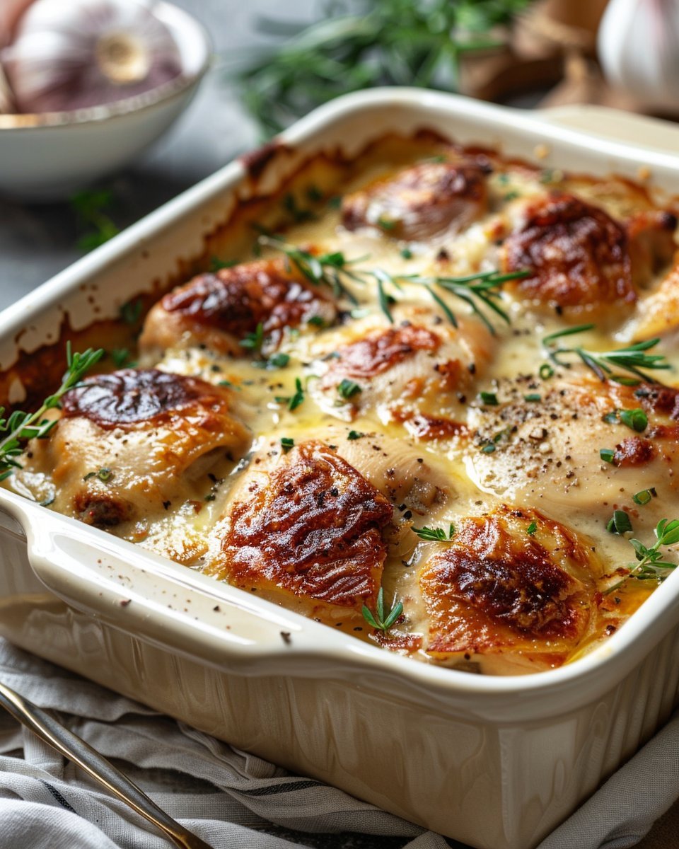 Creamy Rotisserie Chicken Casserole