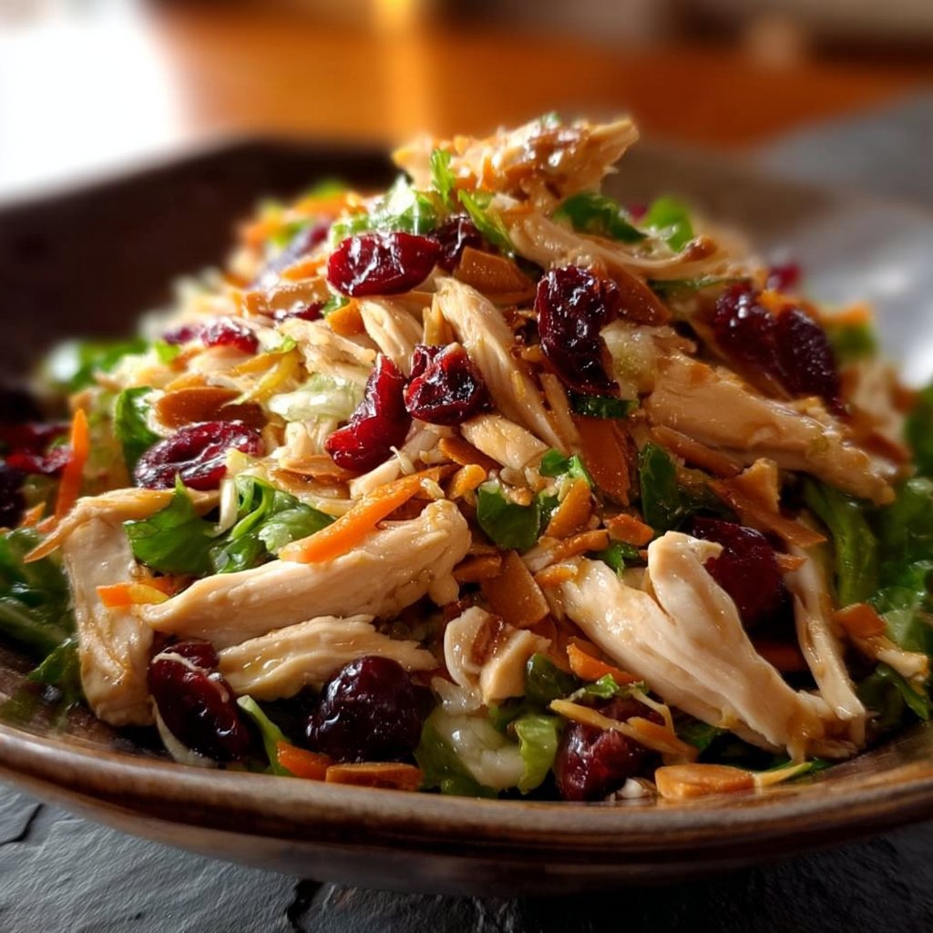 Asian Chicken Cranberry Salad