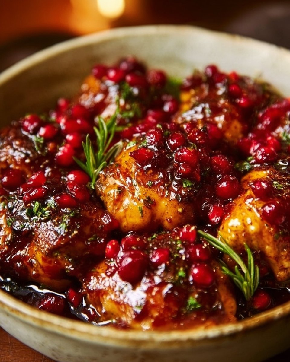 Cranberry Orange Glazed Chicken
