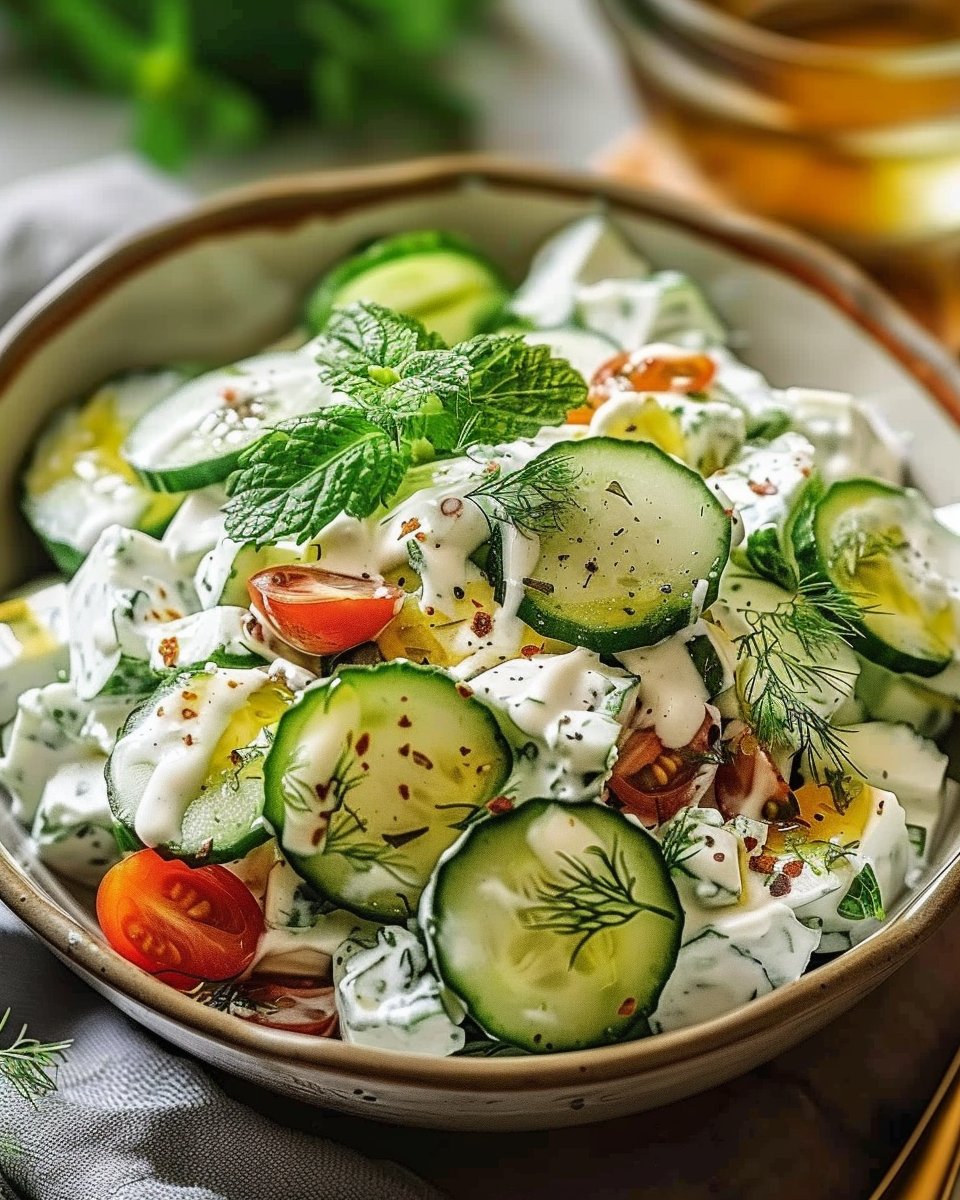 Cucumber Ranch Crack Salad