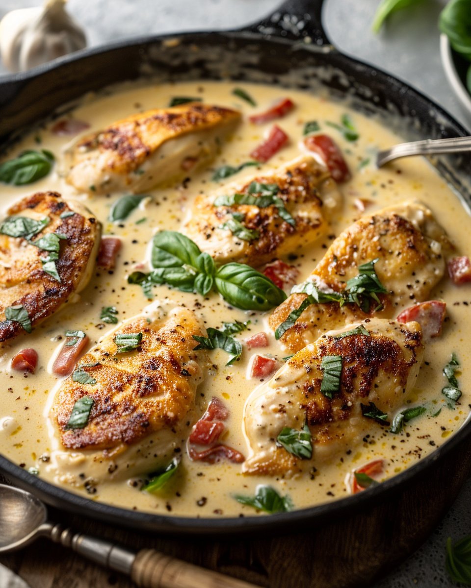 Creamy Tuscan Chicken 2 Creamy Tuscan Chicken