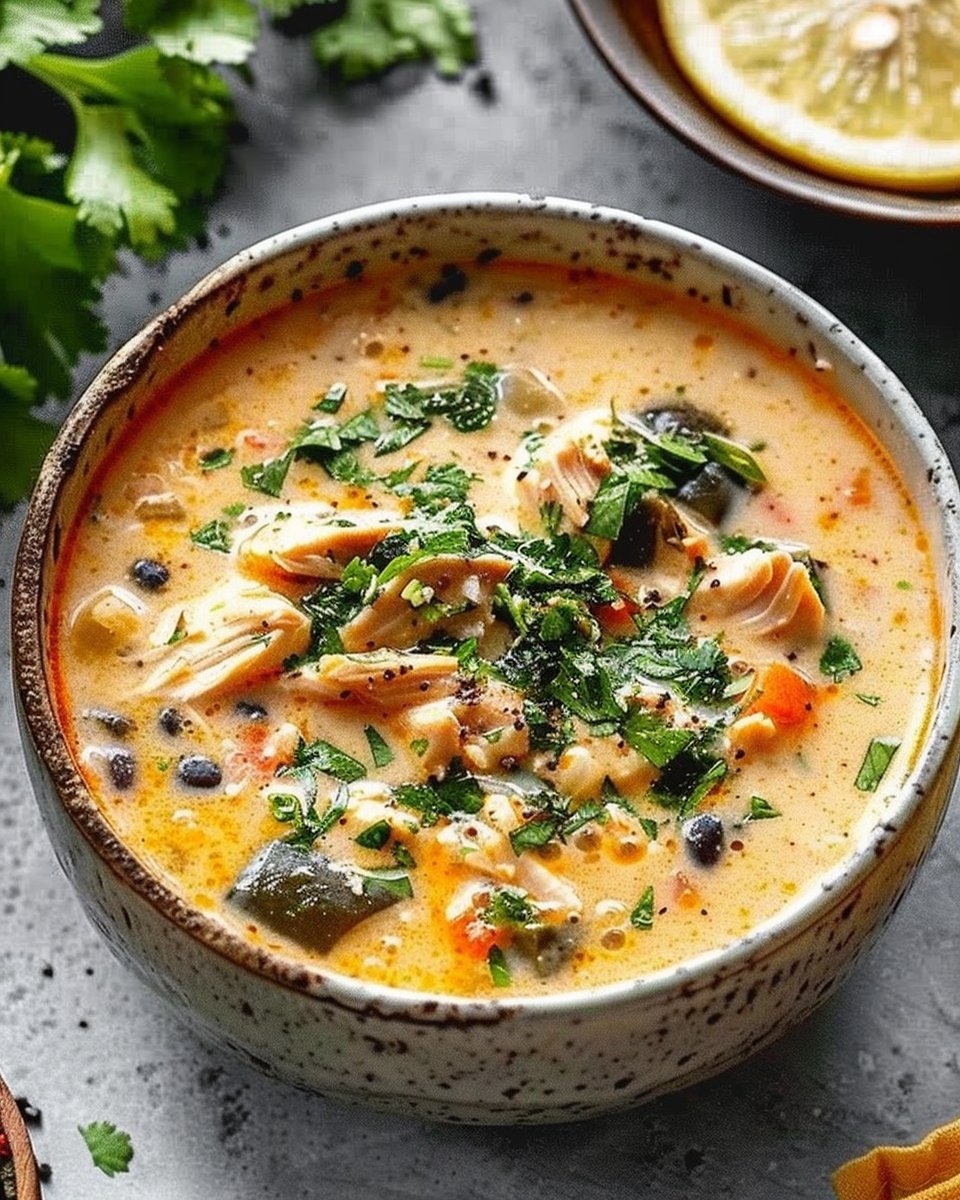 Chicken Poblano Soup