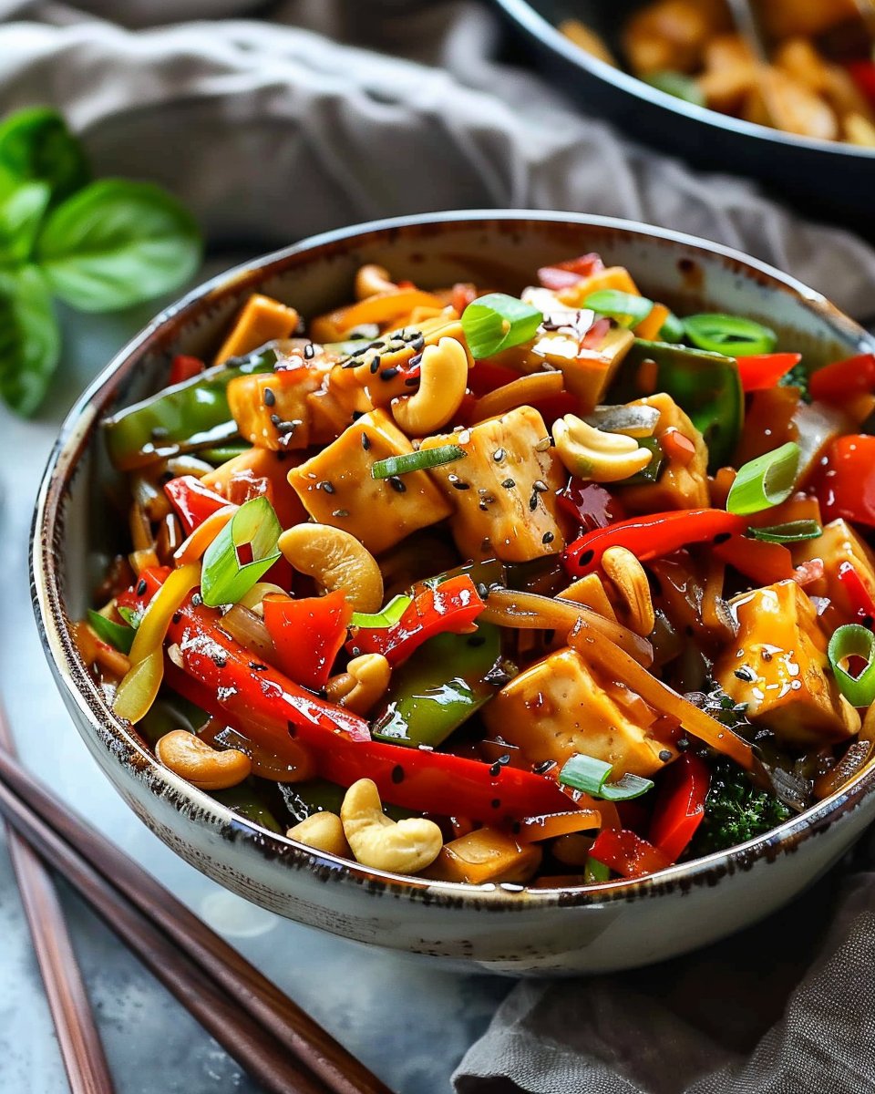 Cashew Tofu Stir-Fry