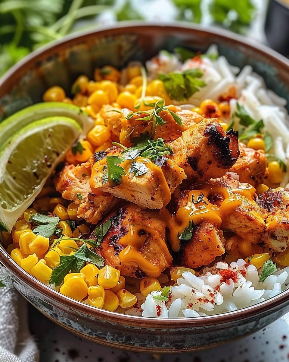 Tasty Street Corn Chicken Bowl