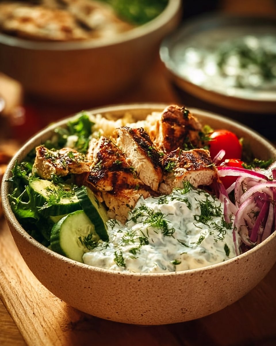 Chicken Tzatziki Bowls
