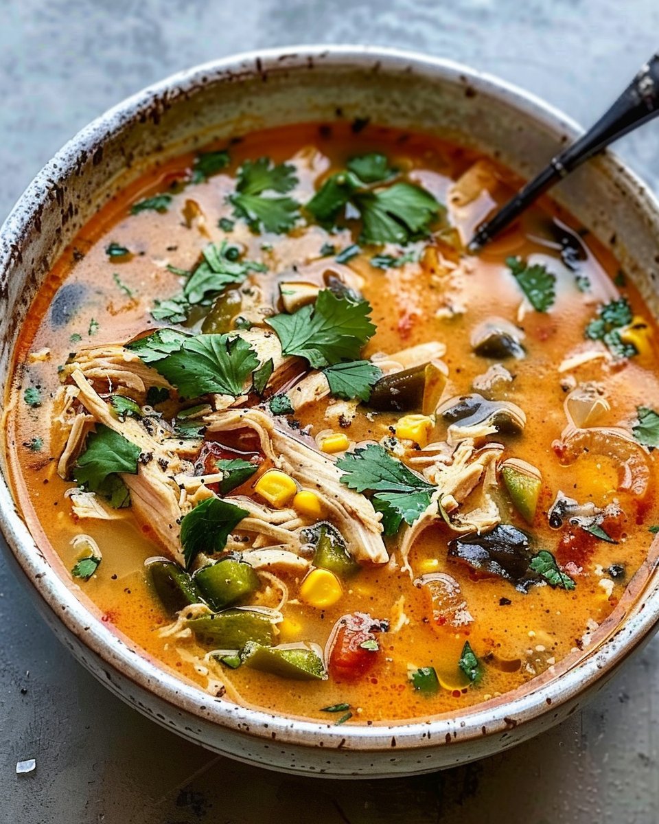 Chicken Poblano Soup