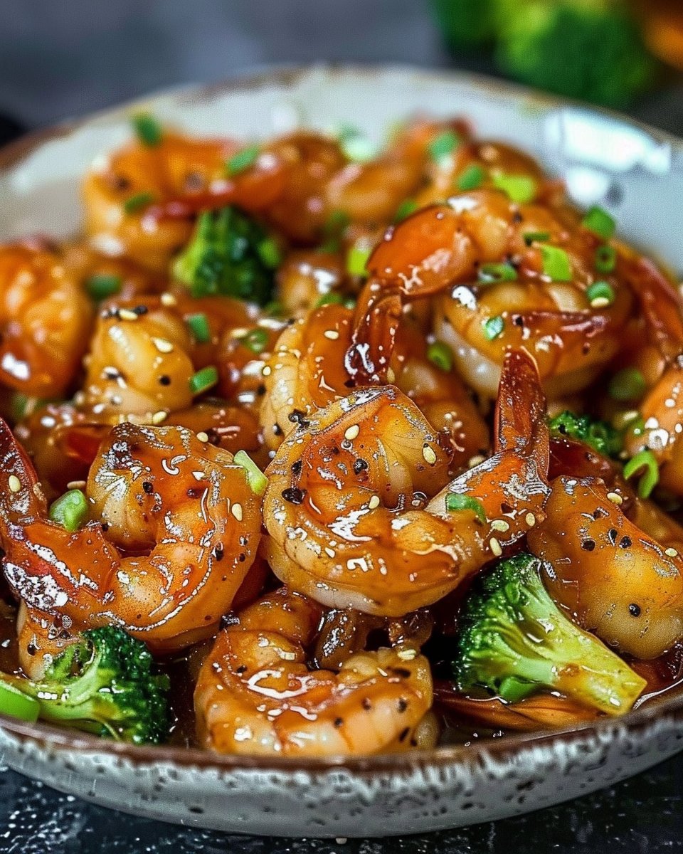 High-Protein Honey Garlic Shrimp