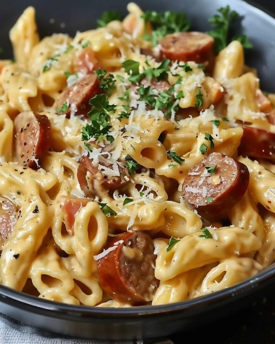 Creamy Smoked Sausage Pasta - A Rich & Flavorful Comfort Dish