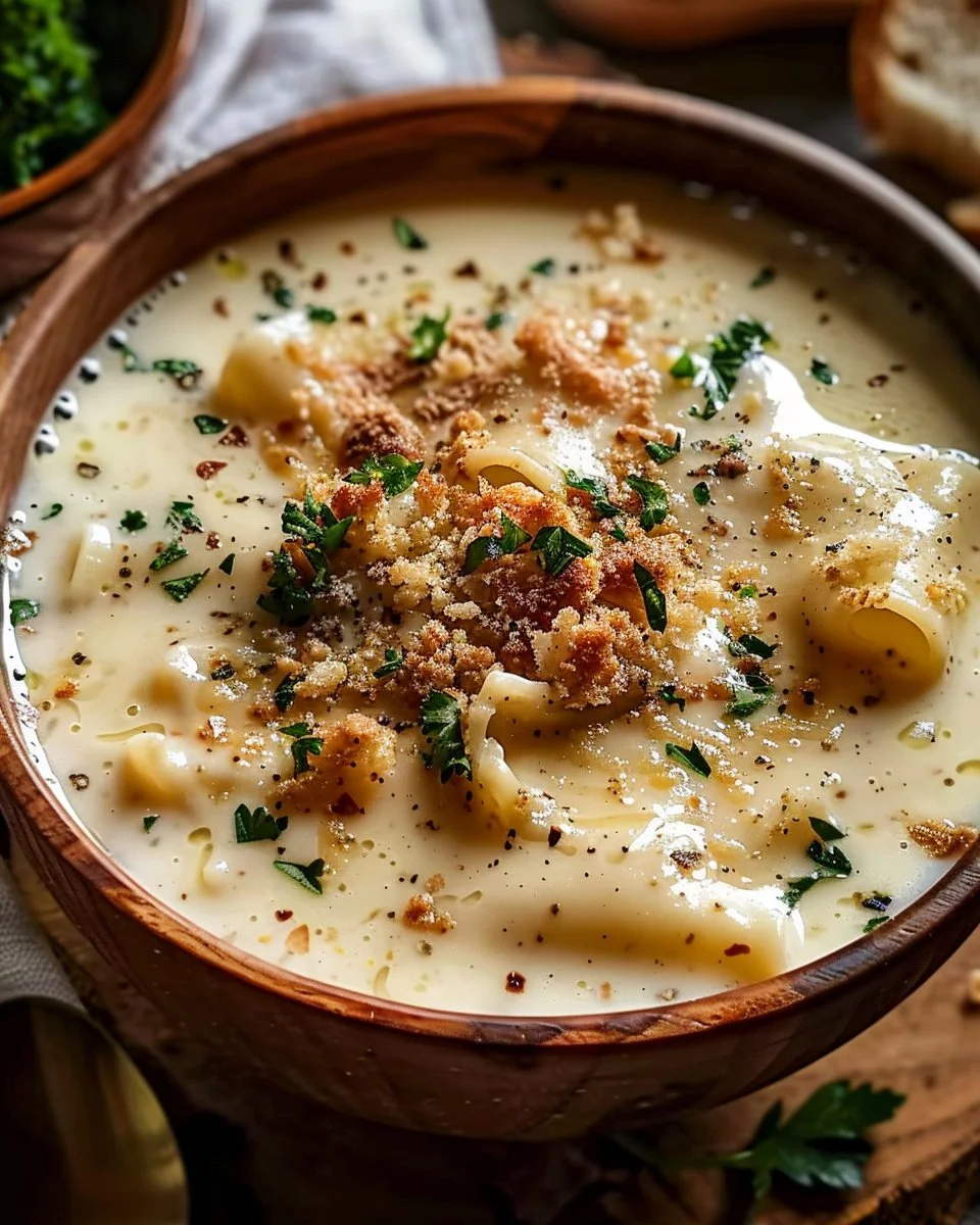 Creamy White Lasagna Soup 3 Creamy White Lasagna Soup