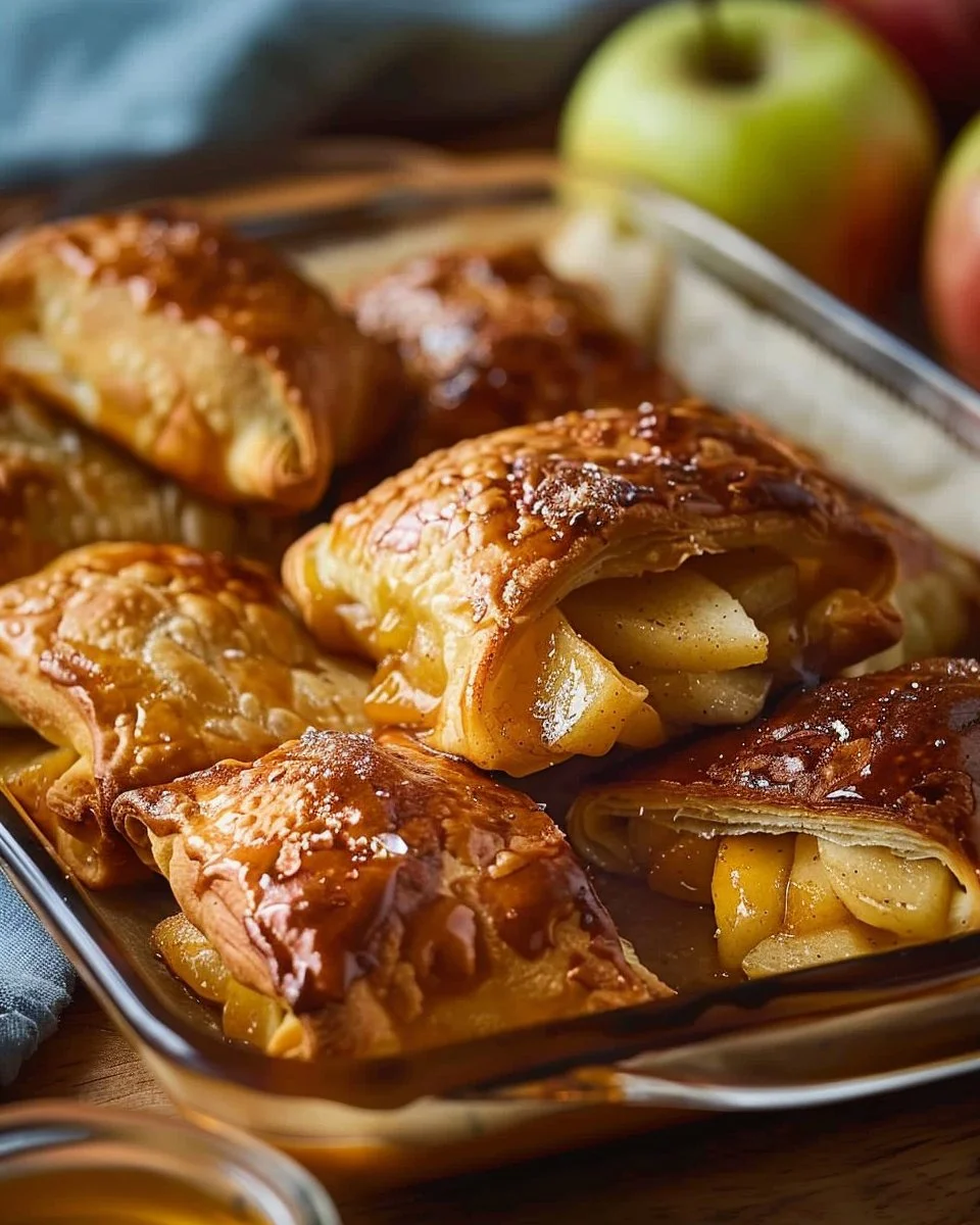 Crescent Roll Apple Dumplings 1 Crescent roll apple dumplings freshly baked with cinnamon and sugar