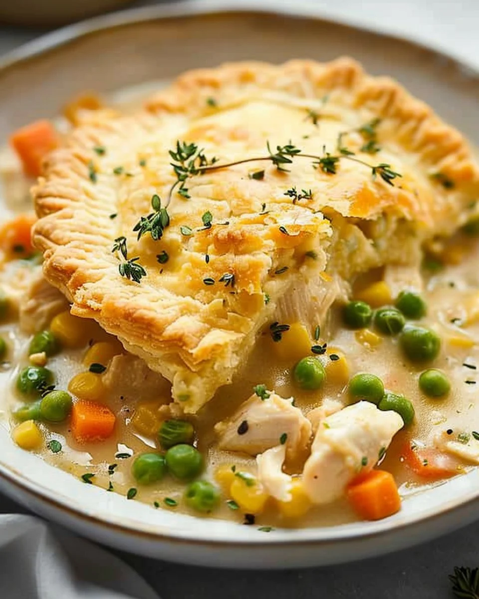 Easy Chicken Pot Pie Cobbler