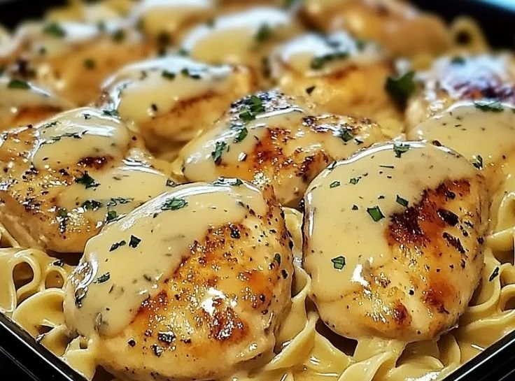 Easy One-Pan Chicken with Buttered Noodles