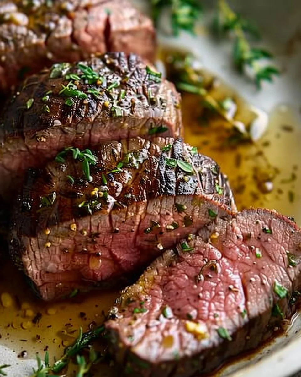 Herb-Roasted Beef Tenderloin with Savory Pan Sauce