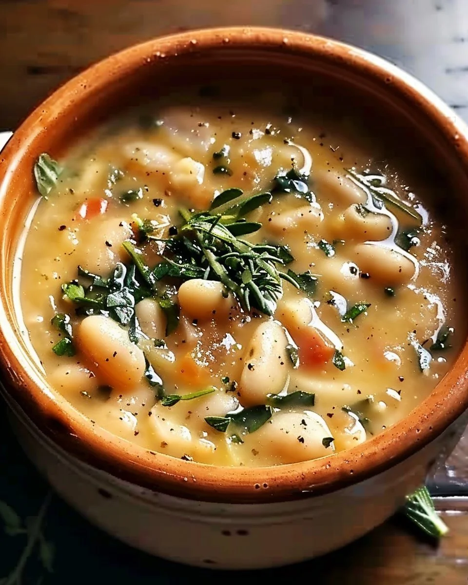 High Protein White Bean Soup