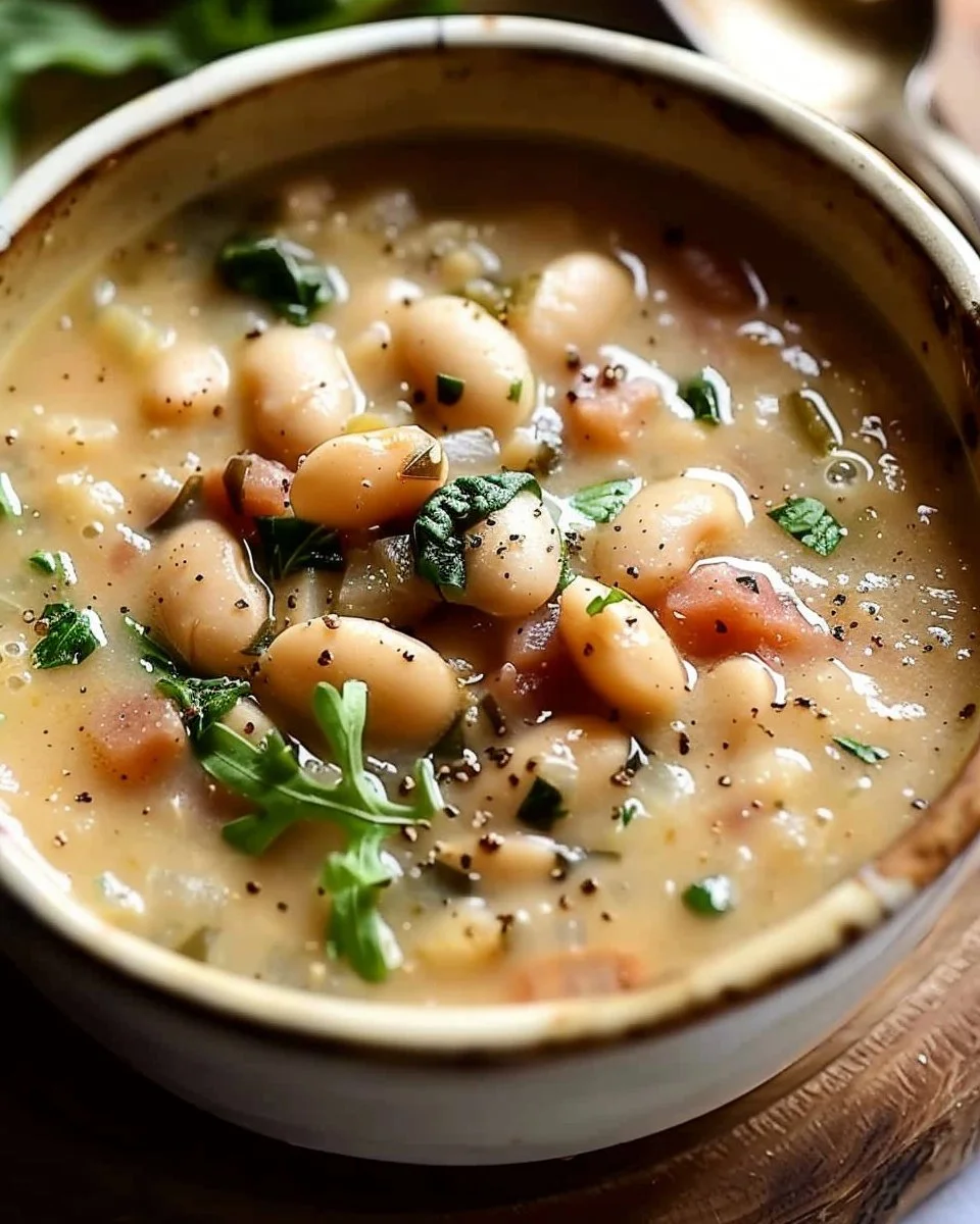 High Protein White Bean Soup
