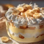 Delicious no-bake banana pudding served in a dessert bowl