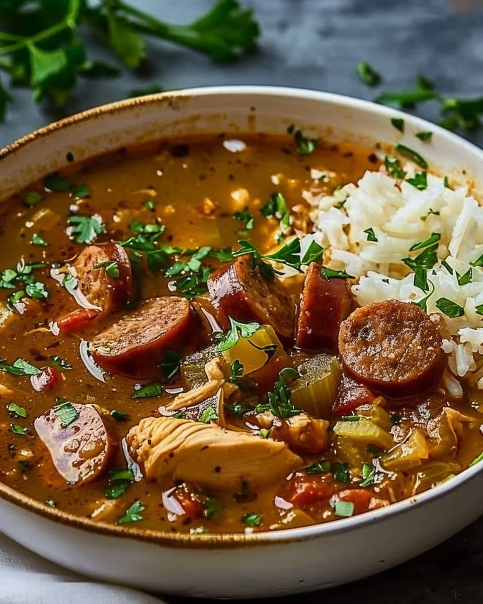 Authentic Cajun Sausage and Chicken Gumbo Recipe 3 Authentic Cajun Sausage and Chicken Gumbo Recipe
