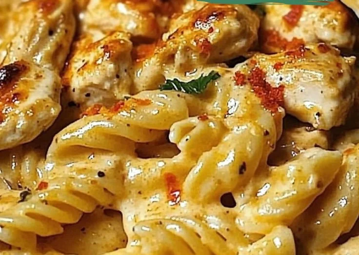 Cajun Cream Cheese Chicken Pasta Bake Recipe