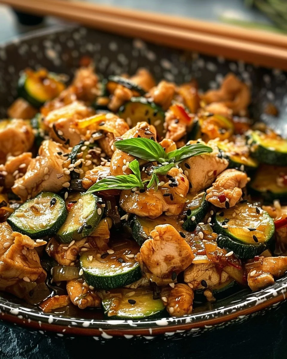 Chicken Zucchini Stir Fry