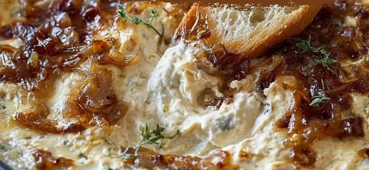 Creamy Baked Caramelized Onion Dip for the Ultimate Party Spread 2 Creamy Baked Caramelized Onion Dip for the Ultimate Party Spread