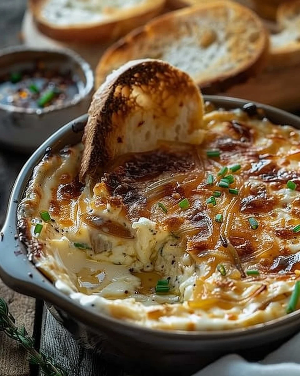 Creamy Baked Caramelized Onion Dip for the Ultimate Party Spread 3 Creamy Baked Caramelized Onion Dip for the Ultimate Party Spread
