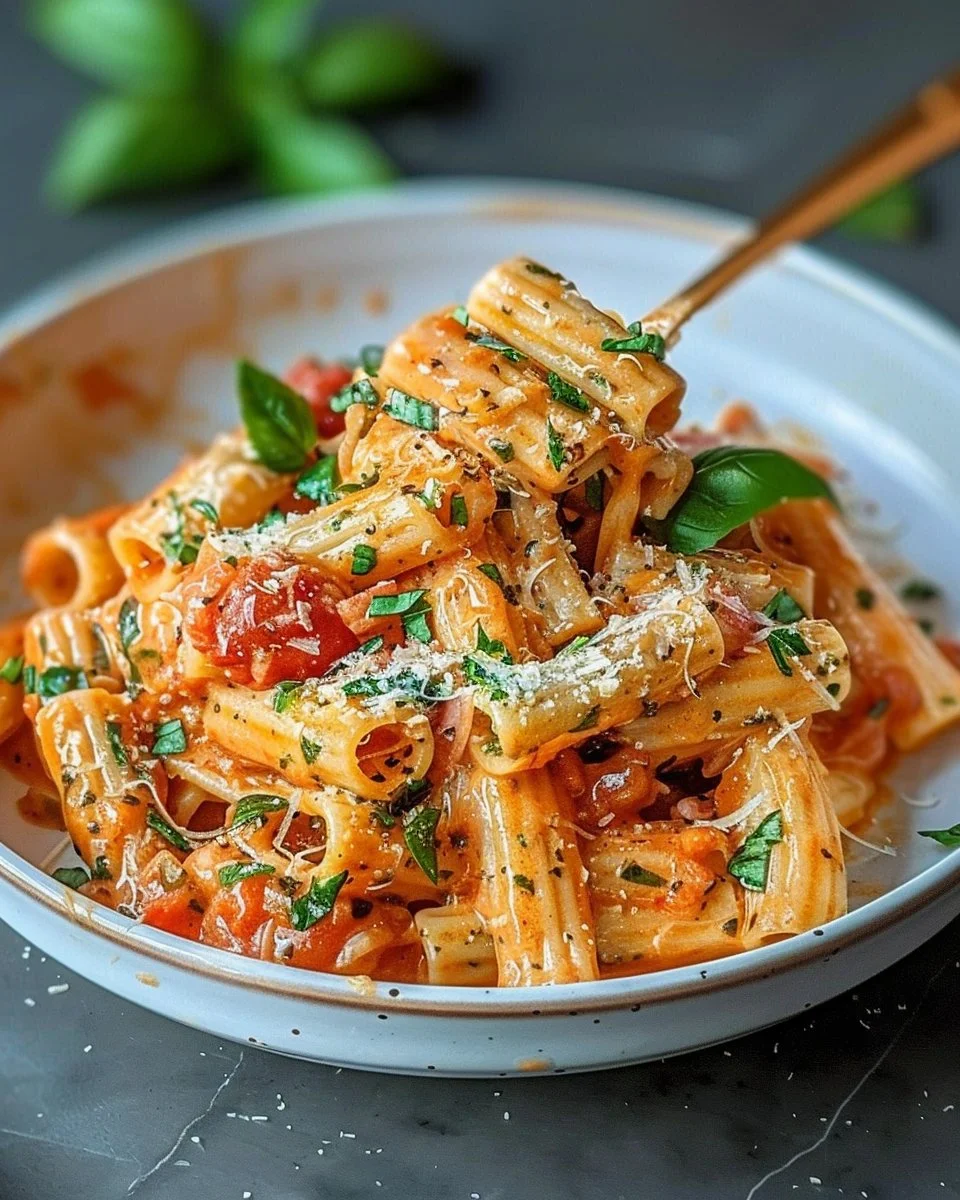 Creamy Tomato Garlic Pasta