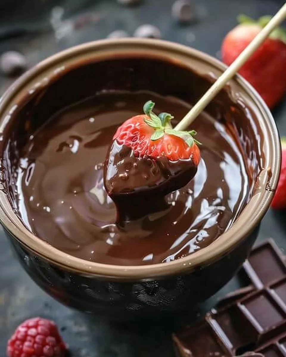Crock Pot Chocolate Fondue