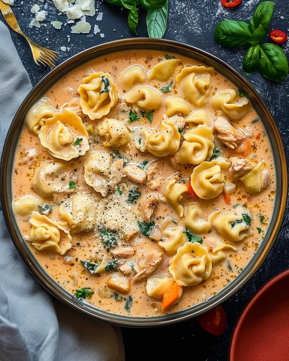 CrockPot Chicken Tortellini