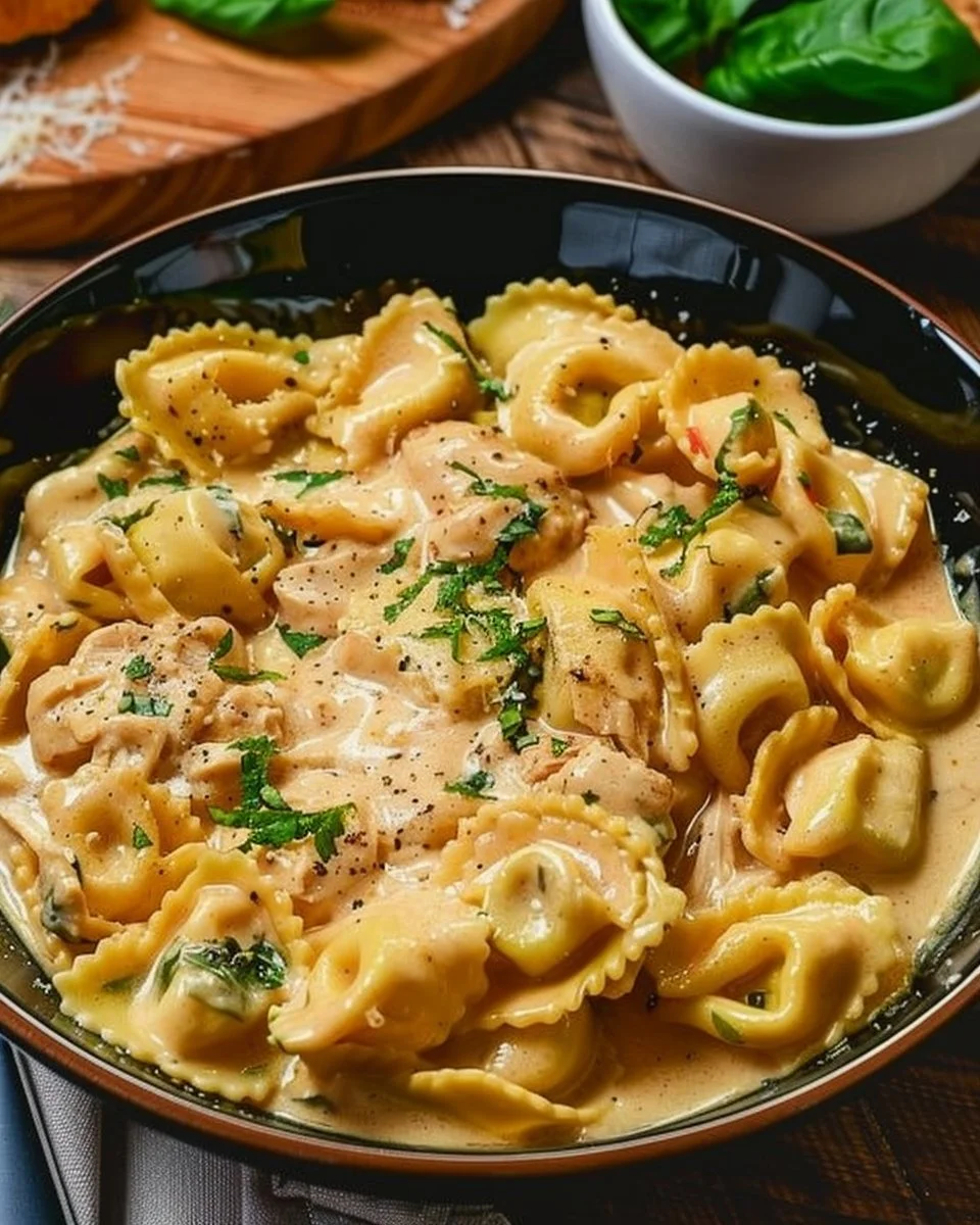 CrockPot Chicken Tortellini
