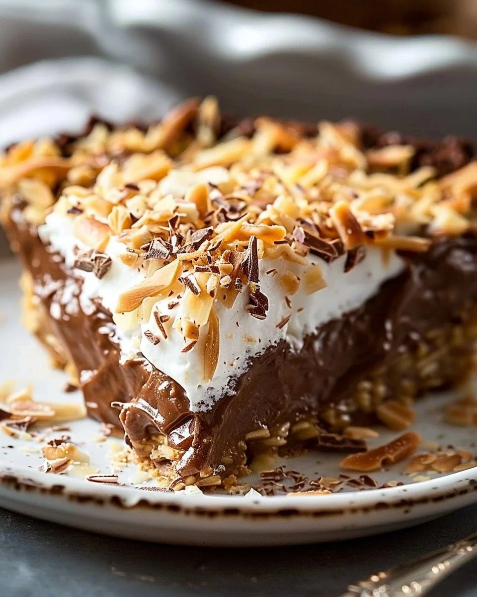 Dreamy No-Bake German Chocolate Pie 2 Dreamy No-Bake German Chocolate Pie