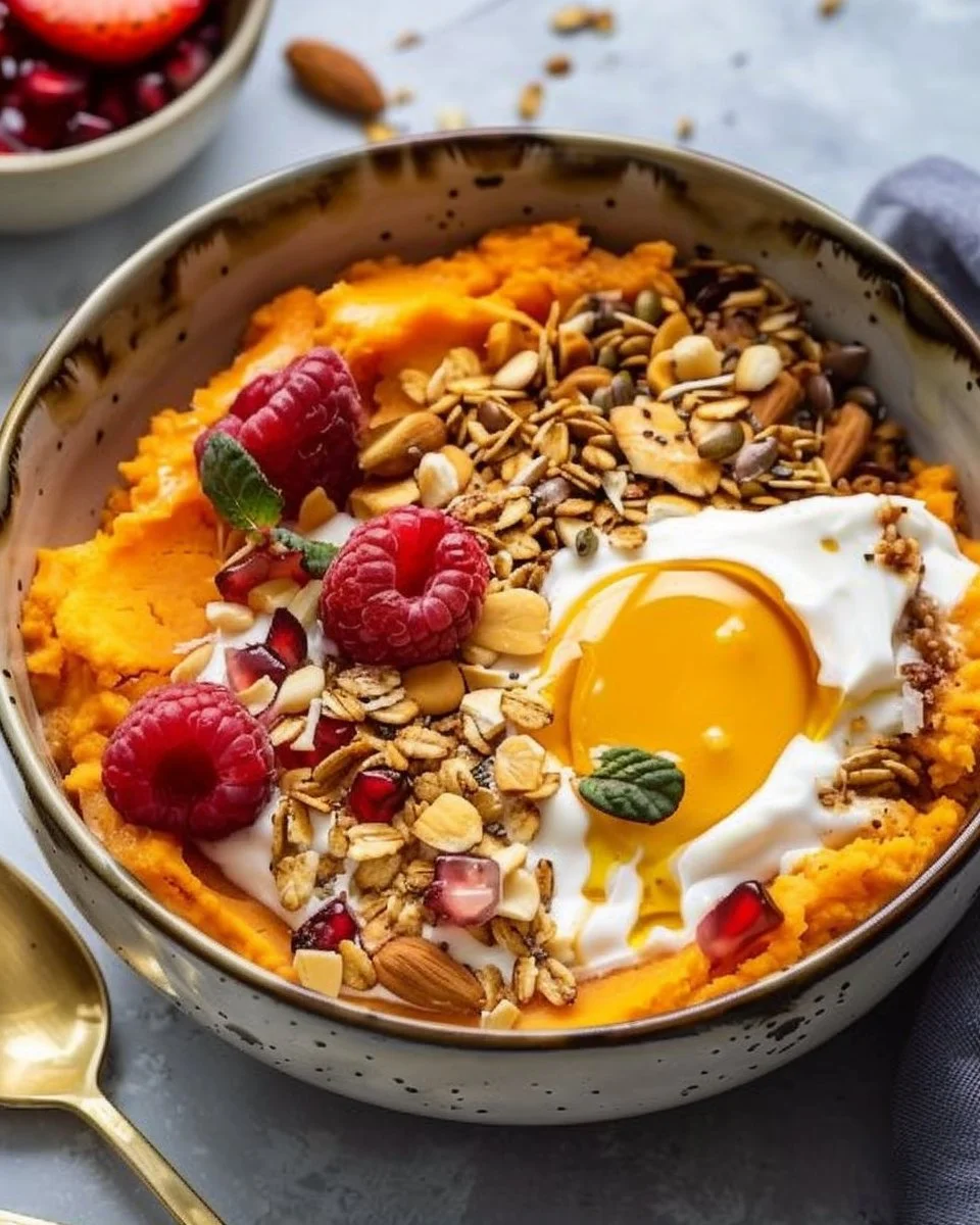 Fluffy Sweet Potato Breakfast Bowls