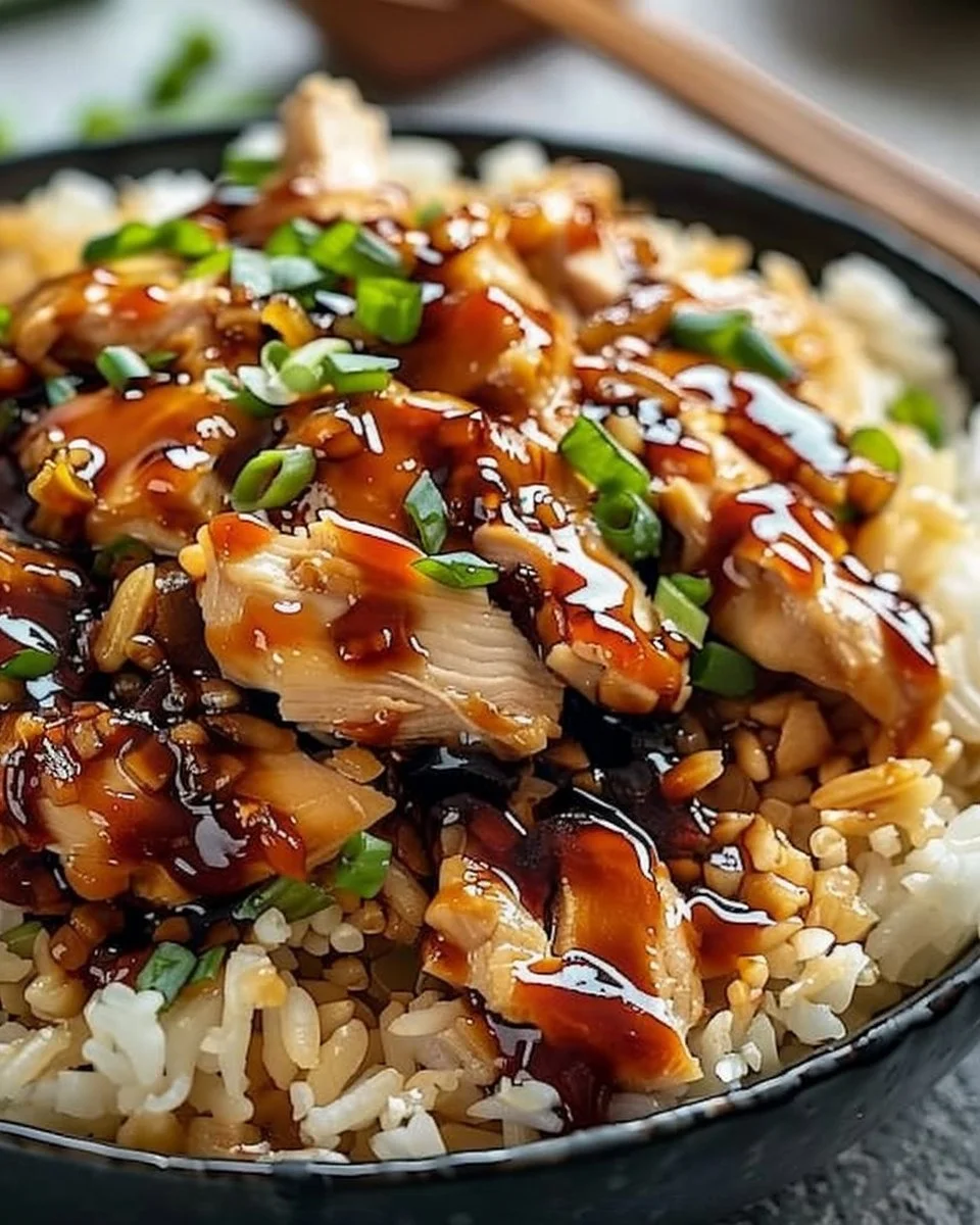 Honey BBQ Chicken Rice