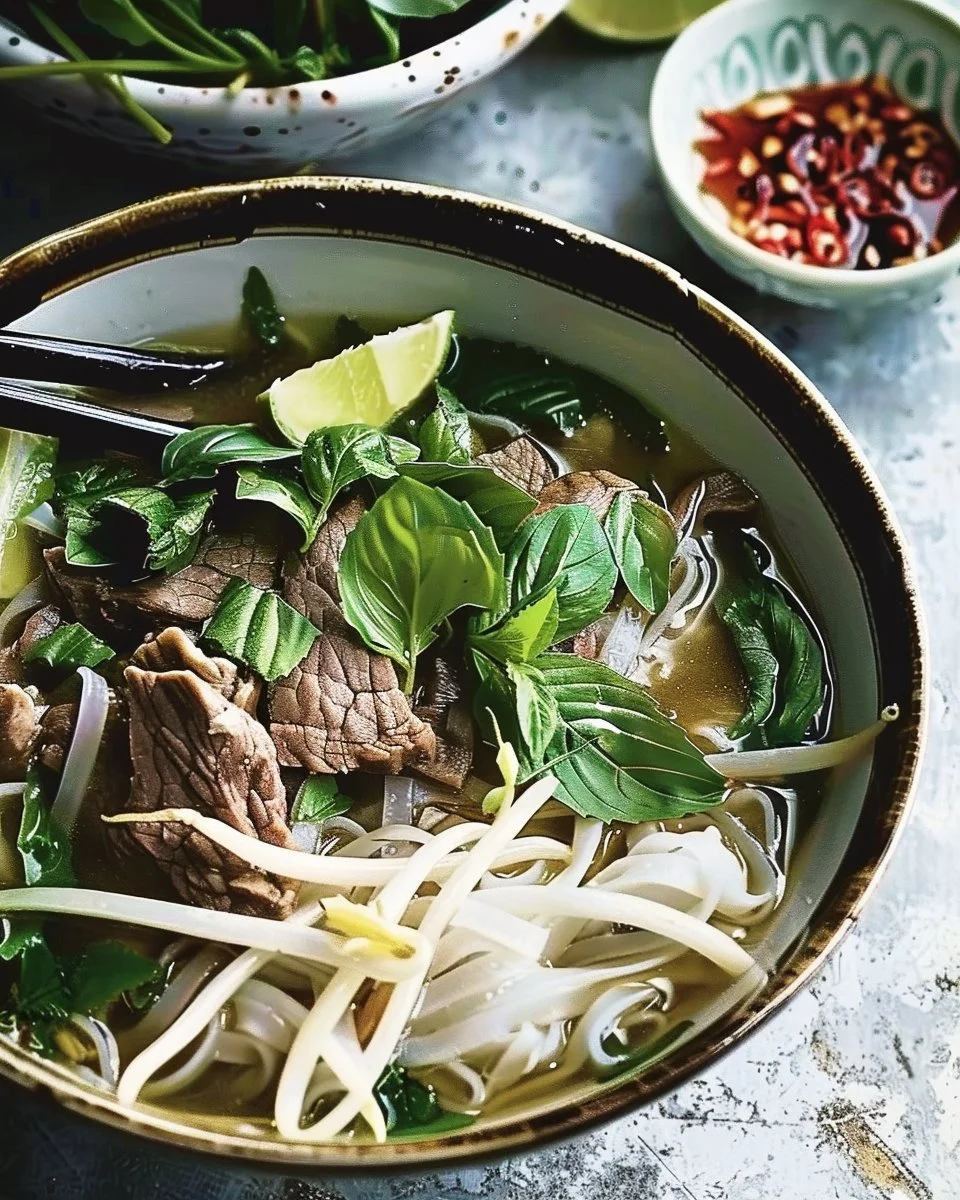 Instant Beef Pho Concentrate with Extra Ginger & Thai Basil 2 Instant Beef Pho Concentrate with Extra Ginger & Thai Basil