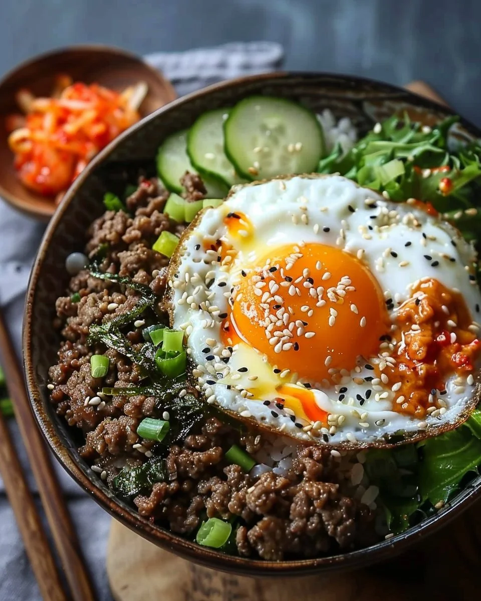 Korean Ground Beef Bowl