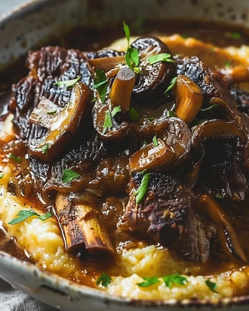 Slow-Braised Beef Short Ribs with Mushrooms & Creamy Cheddar Grits 4 slow braised beef short ribs with mushrooms crea 2026 02 04 120550 819x1024 1